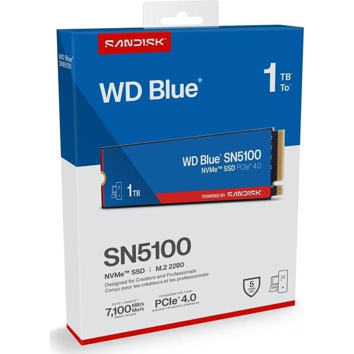 WD Blue SN5100 1TB PCIe M2 WDS100T5B0E