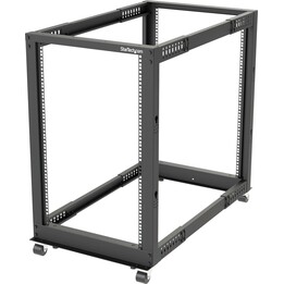 StarTech 4POSTRACK18U: 18U 4-Post Open Frame Server Rack, einstellbare Tiefe 22-40", 1200lb statische Kapazität