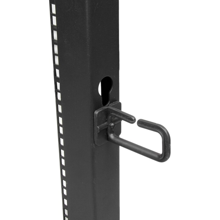StarTech 4POSTRACK18U: rack per server 18U a 4 montanti con telaio aperto, profondità regolabile 22-40", capacità statica di 120