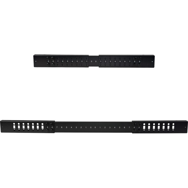 StarTech 4POSTRACK18U: rack per server 18U a 4 montanti con telaio aperto, profondità regolabile 22-40", capacità statica di 120