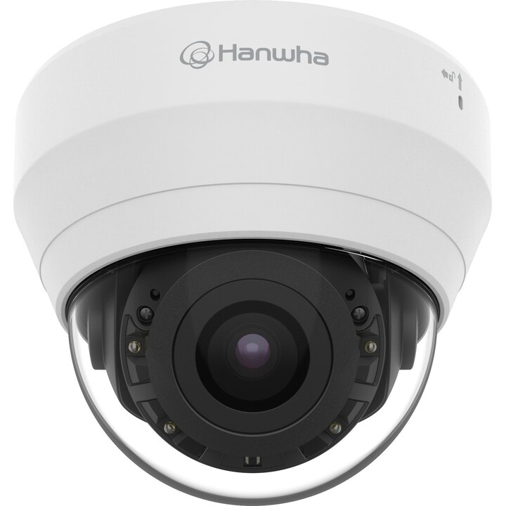 Hanwha Techwin QNV-6082R1 : Caméra IP dôme vandale IR 2MP, objectif motorisé 3.2-10mm, WDR 120dB, IR 30m