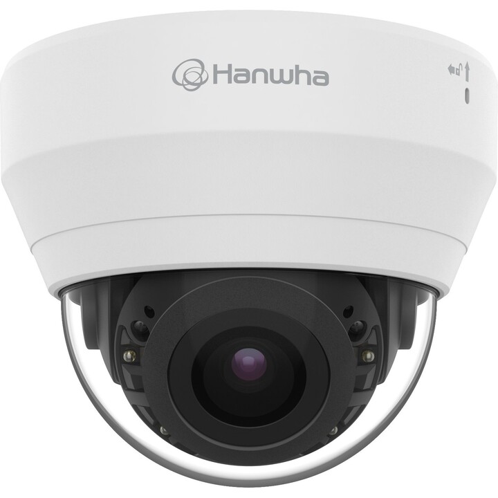 Hanwha QND-6082R: 2MP WiseNet Q IR Dome, motorisiertes Varifokalobjektiv, WDR 120dB, H.265, 20m IR
