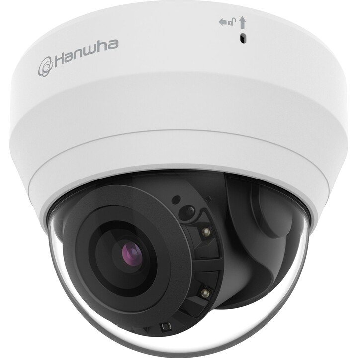 Hanwha QND-6082R : Dôme IR WiseNet Q 2MP, objectif varifocal motorisé, WDR 120dB, H.265, 20m IR