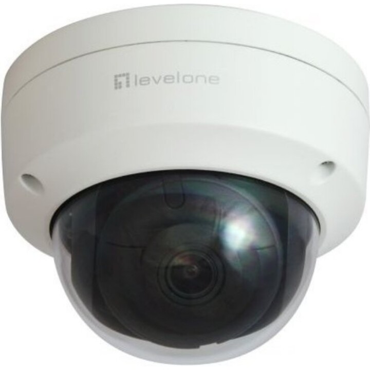 Level One FCS-3403: 4MP Gemini IR Dome, IP67/IK10 Vandalismusgeschützt, 30m IR, WDR, H.265, PoE, microSD 128GB