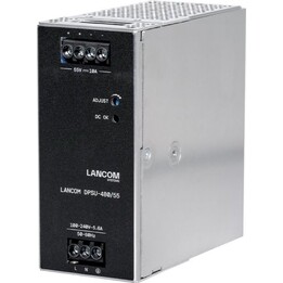 Lancom DPSU-480/55, 480W DIN-Schienen-Netzteil, 55VDC 10A Ausgang, 100-240VAC Eingang, IGS-3510XUP-kompatibel, -30°C bis +50°C