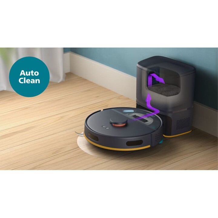 PHILIPS HomeRun Serie 2000 Robot aspirapolvere con funzione Mopping Blu scuro XU2100/15