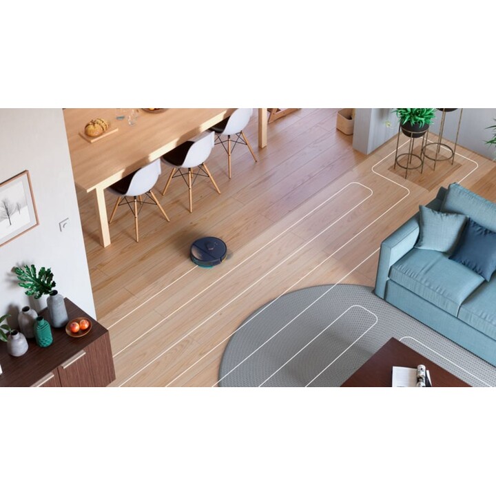 PHILIPS HomeRun Serie 2000 Robot aspirapolvere con funzione Mopping Blu scuro XU2100/15