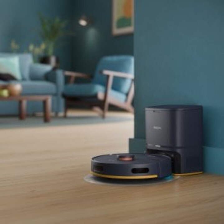 PHILIPS HomeRun Serie 2000 Robot aspirapolvere con funzione Mopping Blu scuro XU2100/15