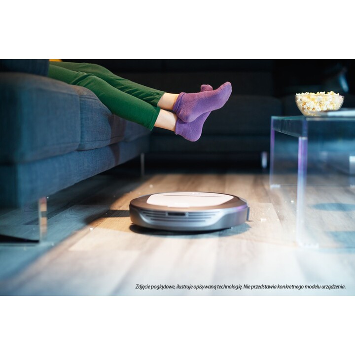 PHILIPS HomeRun Serie 2000 Robot aspirapolvere con funzione Mopping Blu scuro XU2100/15