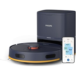 PHILIPS HomeRun 2000 Serie Roboter-Staubsauger mit Wischfunktion Dunkelblau XU2100/15