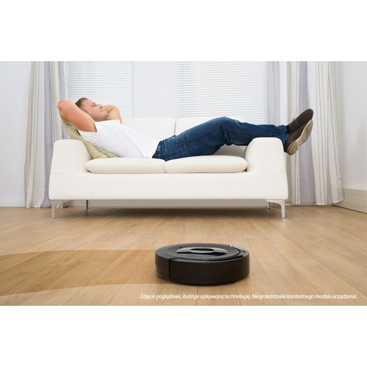 PHILIPS HomeRun Serie 2000 Robot aspirapolvere con funzione Mopping Blu scuro XU2100/15