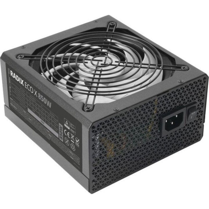 Tacens RADIX ECO X 850 Fuente Alimentación ATX 850W 87% SMD DC-DC AI-RPM FDB Negro