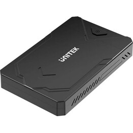 UNITEK S1229CBK01 Speicherlaufwerksgehäuse M.2 NVMe & SATA SSD Schwarz