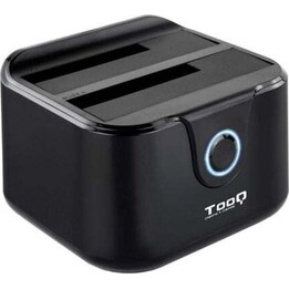 Base Conectora Tooq Tqds-802B 2.5''/3.5'' Sata3 Usb3.0 Otb Negra