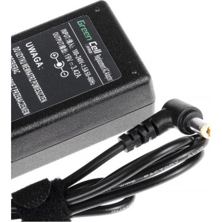 Caricabatterie per laptop Acer/Asus/Toshiba 19v 3.42a 5.5x1.7mm Greencell