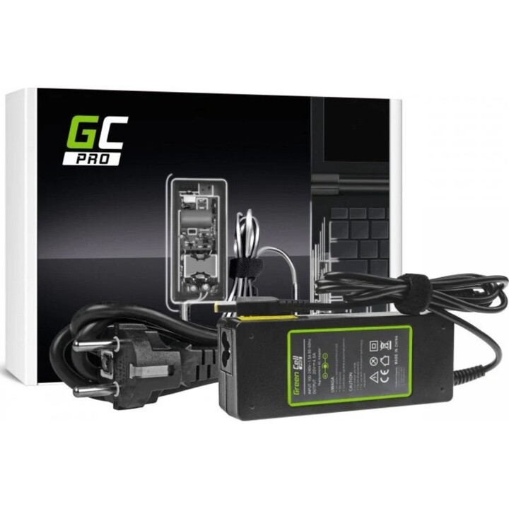 Chargeur pour ordinateur portable Lenovo 20v 4,5a rectangulaire Greencell Ad39ap