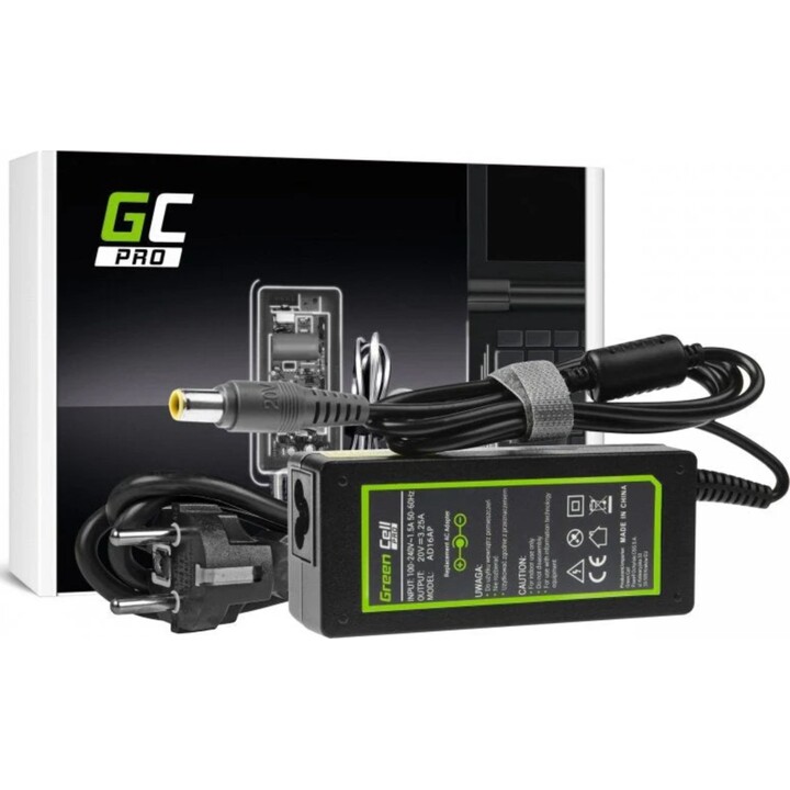 Chargeur pour ordinateur portable Green Cell AD16AP 65 W, 20 V, 3,25 A
