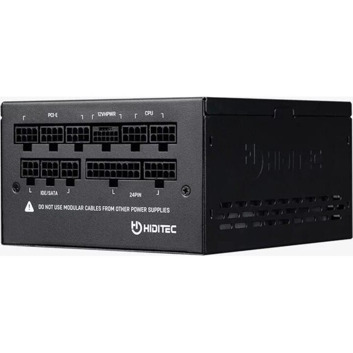 Hiditec GDX1050 v2 1050W 80 Plus Gold ATX 3.0 PCIe 5.0 Alimentatore completamente modulare