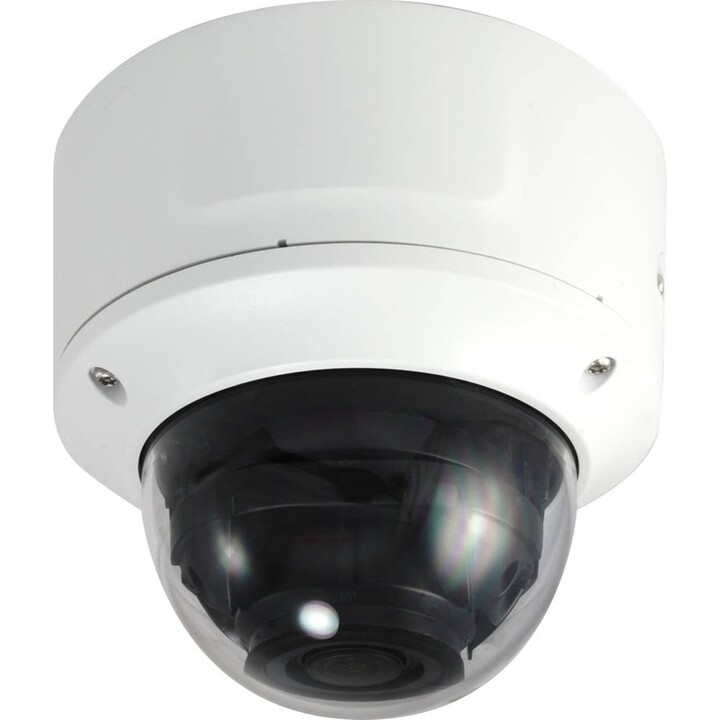 LevelOne FCS-4203, caméra dôme IR extérieure avec zoom 4X, 2MP H.265, alimentation PoE, caisson anti-vandalisme