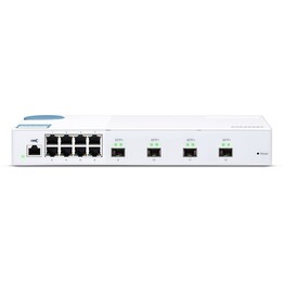 QNAP QSW-M408S, Commutateur géré L2 8x Gigabit RJ45 4x 10GbE SFP+, capacité 96Gbps, VLAN