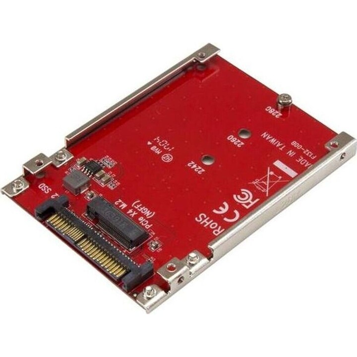 StarTech M.2 PCI-e NVMe to U.2 (SFF-8639) Adapter - Nicht kompatibel mit SATA-Laufwerken oder SAS-Controllern, für M.2 PCIe NVMe
