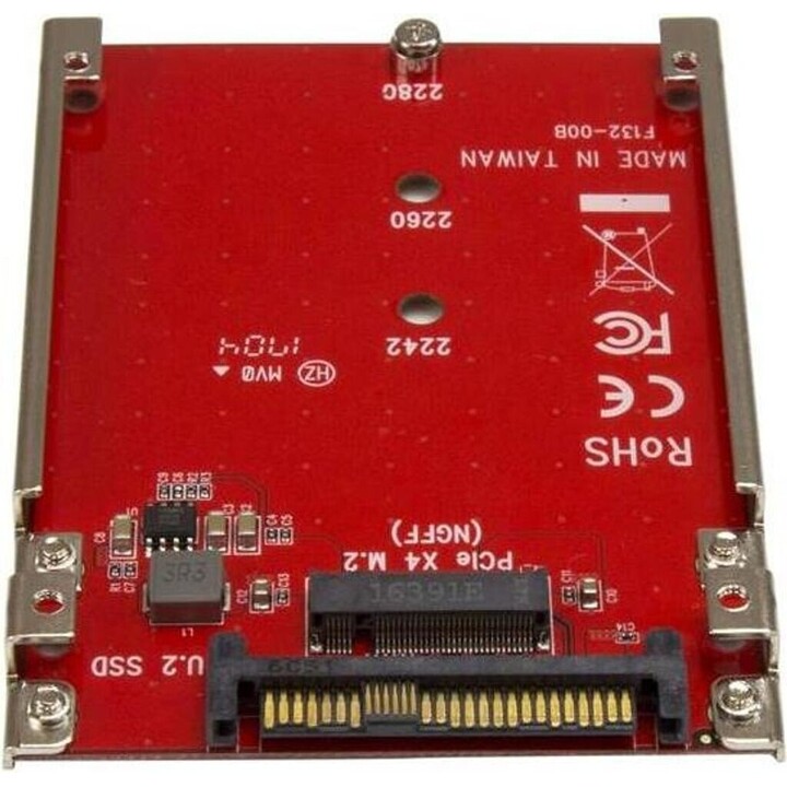 StarTech M.2 PCI-e NVMe to U.2 (SFF-8639) Adapter - Nicht kompatibel mit SATA-Laufwerken oder SAS-Controllern, für M.2 PCIe NVMe