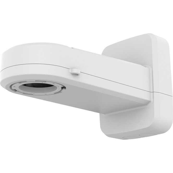 Hanwha SBP-400WMW, montagem exterior em parede e poste, construção em alumínio à prova de intempéries, resistente