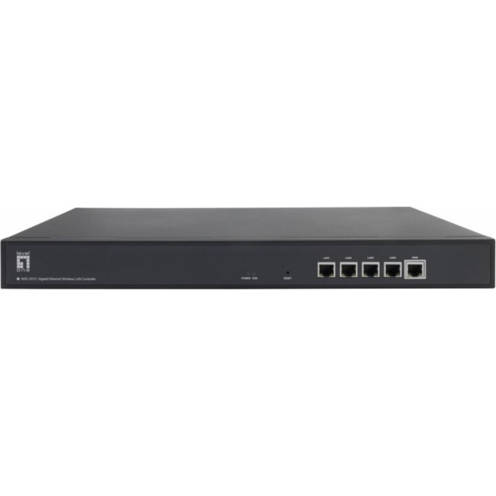 LevelOne WAC-2013 Gigabit Wireless LAN Controller, Manages Up to 256 Access Points, Integrated Firewall Gateway