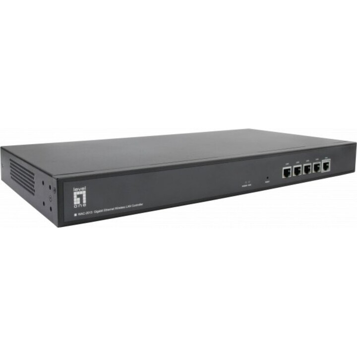 LevelOne WAC-2013 Gigabit Wireless LAN Controller, Manages Up to 256 Access Points, Integrated Firewall Gateway