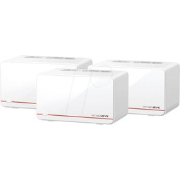 MERCUSYS Halo H27BE 3-Pack, sistema Wi-Fi 7 Mesh per tutta la casa, copertura senza soluzione di continuità a doppia banda
