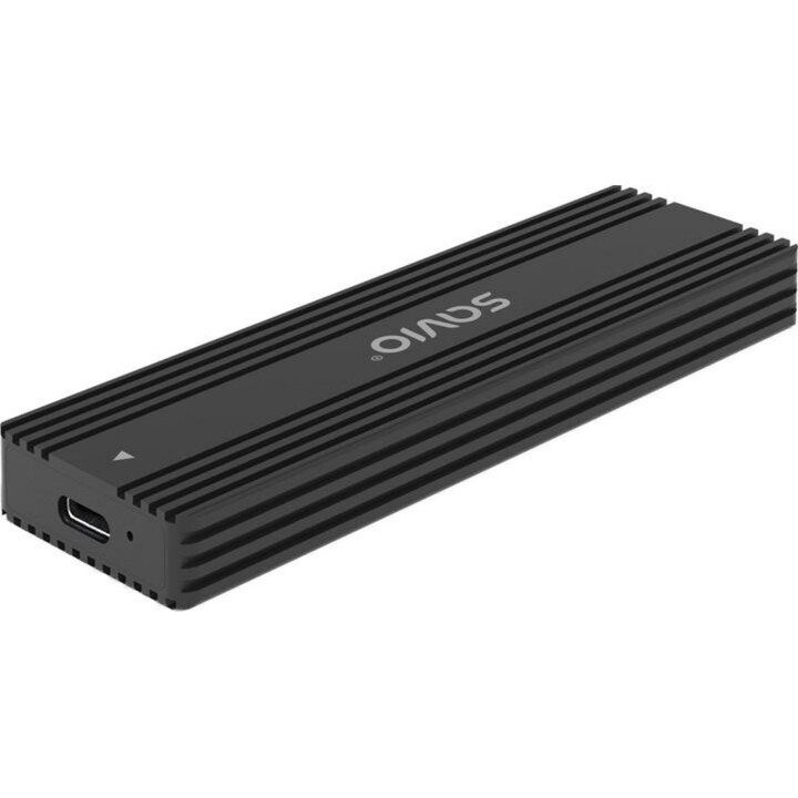 Savio AK-84 carcasa de disco duro externo para unidad de estado sólido (SSD), Negro