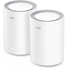 Cudy M3600 2-Pack Gigabit Wi-Fi 7 Mesh System, Dual-Band Whole-Home Coverage, Seamless Roaming
