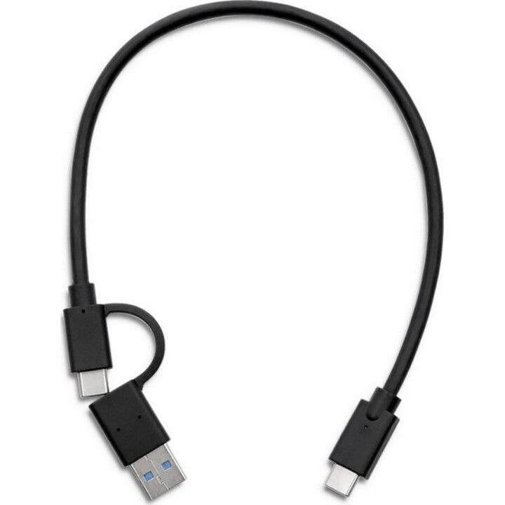 Qoltec 52270 NV2270 Carcasa para SSD M.2, SATA, NVMe, USB-C, 2TB, Negro