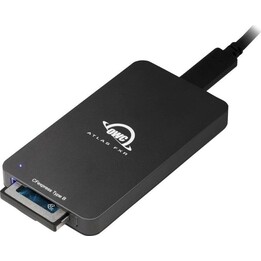 Lector de tarjetas OWC Atlas FXR Thunderbolt (USB-C) + USB CFexpress, negro