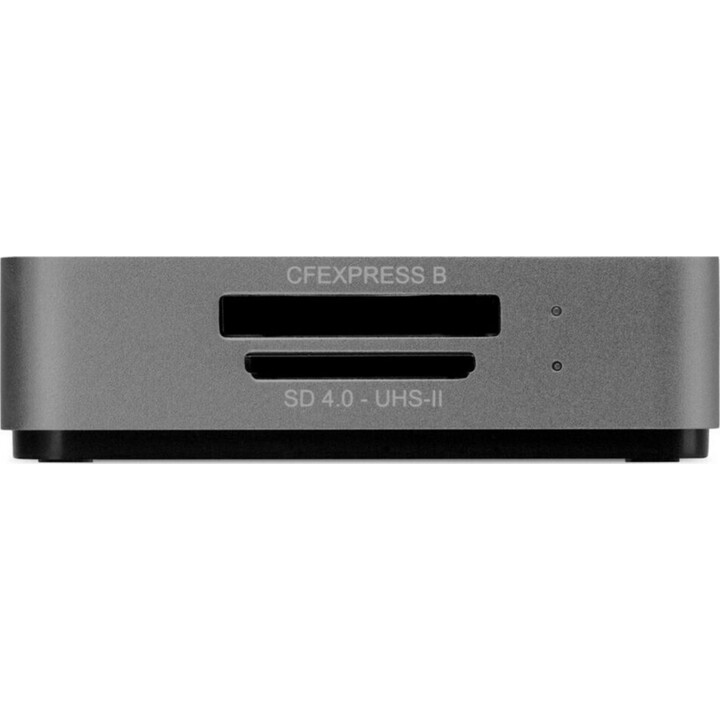 Atlas Dual CFexpress + SD Card Reader: USB-C Dual-Slot CFexpress Type B and SDXC UHS-II Card Reader, Black