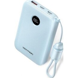 Vention 10000 mAh 22.5W Blue External Battery with USB-A/USB-C