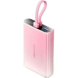 Batteria esterna Vention Powerbank 10000mAh USB-C Lightning USB-A 22,5W Rosa