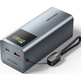 Batteria esterna Power Bank Vention FKCH0 20000mAh 100W, grigia, con display TFT