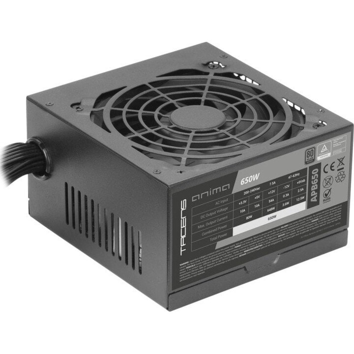 Tacens Anima APB650 Fuente Alimentación ATX 650W 80plus Bronze 85% Negro