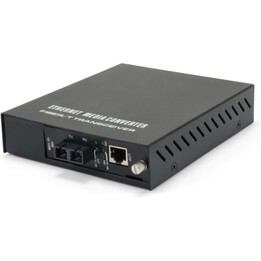 LevelOne FVM-1101 Conversor de Média Ethernet Gerido, RJ45 para Fibra Multi-Modo SC, Alcance de Transmissão de 2km