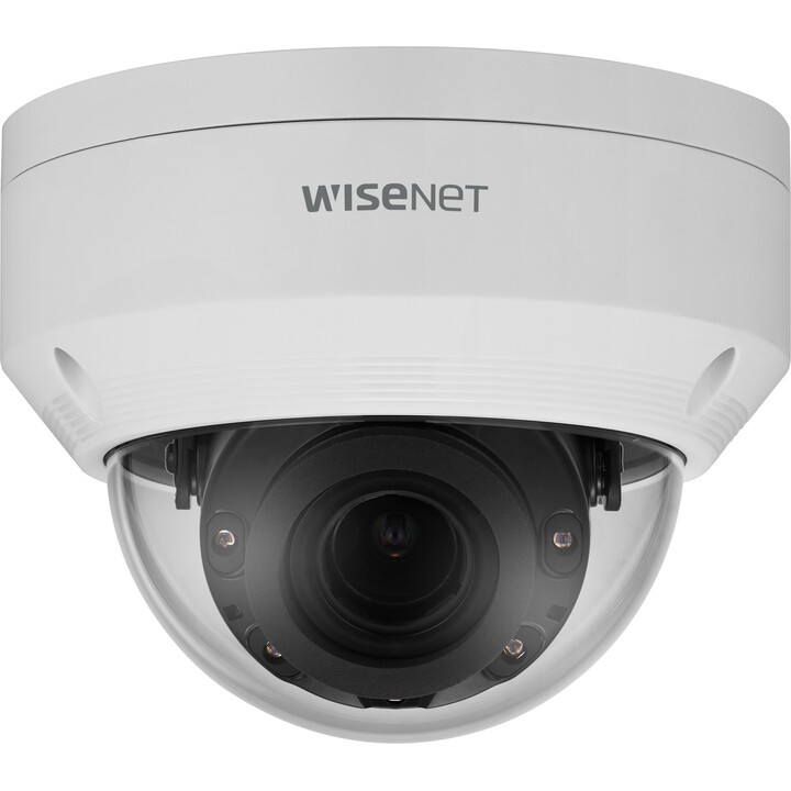 Hanwha Techwin ANV-L7082R, 4MP IR Outdoor Vandal-Resistant Dome IP Camera, Motorized 3.3-10.3mm Varifocal Lens