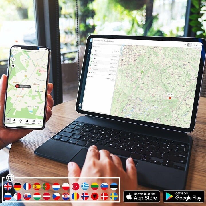YUKAtrack AIO GPS OBD2, localizador de veículos em tempo real, posicionamento GPS/GLONASS, SIM incorporado com plano de dados da