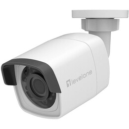 LevelOne FCS-5202, 4MP GEMINI IR Bullet Cámara IP, 4mm lente fija, 30m visión nocturna, IP67 resistente a la intemperie PoE