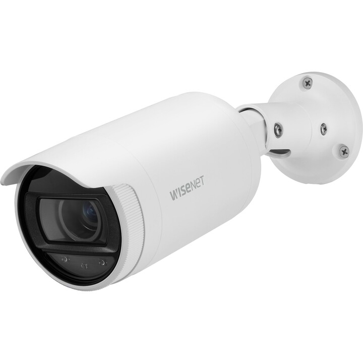 Hanwha Techwin ANO-L6082R, 2MP IR al aire libre Bullet Cámara IP Motorizada 3.3-10.3mm Lente Varifocal 30m Visión Nocturna