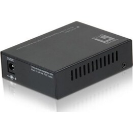 LevelOne GVT-2010, Conversor de Média RJ45 para SFP Gigabit PoE PD, 10/100/1000Base-T para 1000Base-X
