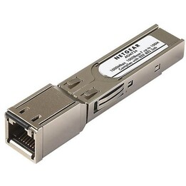 Netgear AGM734-10000S, 1000Base-T Copper SFP Transceiver, RJ45 Gigabit Ethernet, 100m CAT5e/CAT6 Reach