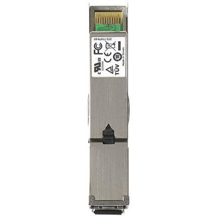 Netgear AGM734-10000S, 1000Base-T Kupfer SFP Transceiver, RJ45 Gigabit Ethernet, 100m CAT5e/CAT6 Reichweite