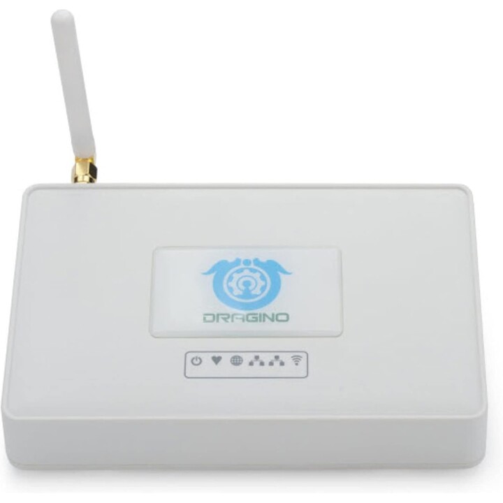 Dragino LG308N-868 Indoor LoRaWAN Gateway SX1302 + 2x SX1250, 2x 10/100 Ethernet, 802.11 b/g/n WiFi, 12V DC