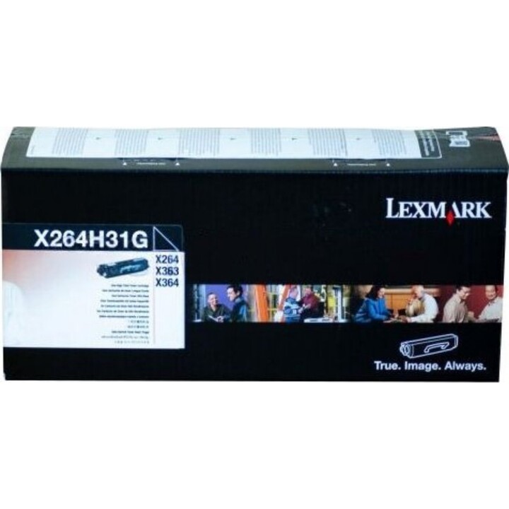Toner Preto Lexmark (X264H31G)