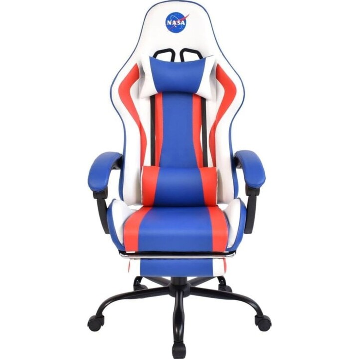 NASA DI013-WBR Gaming-Stuhl, verstellbar mit verstellbaren Armen und Rückenlehne